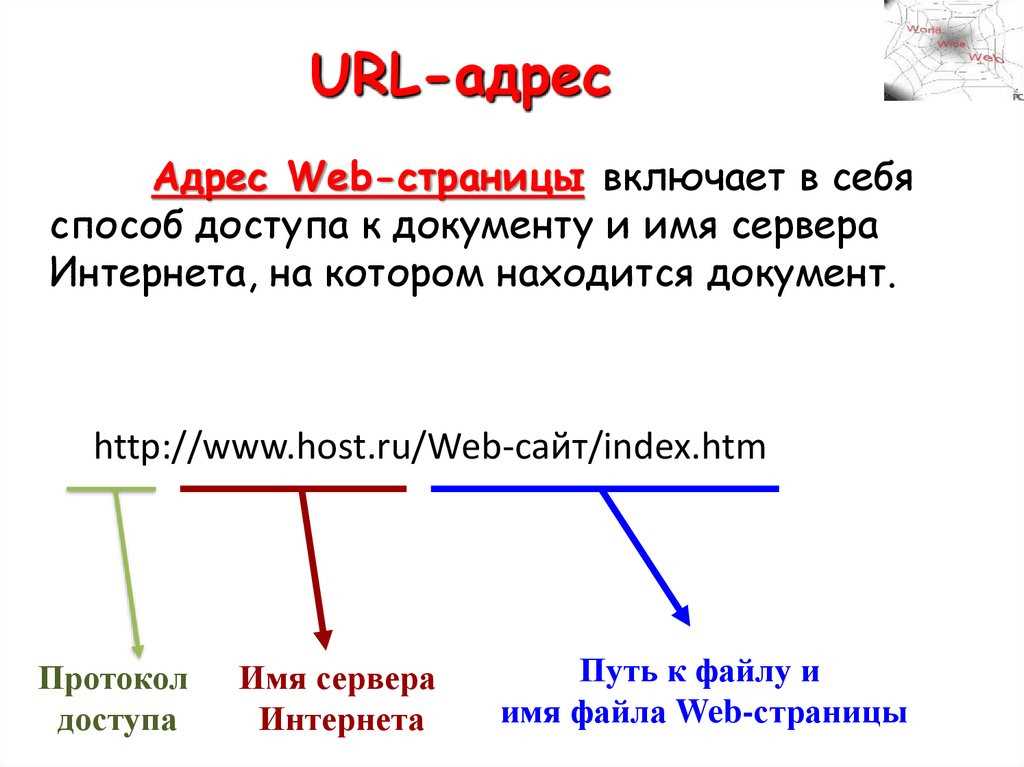 Определение URL и его структура