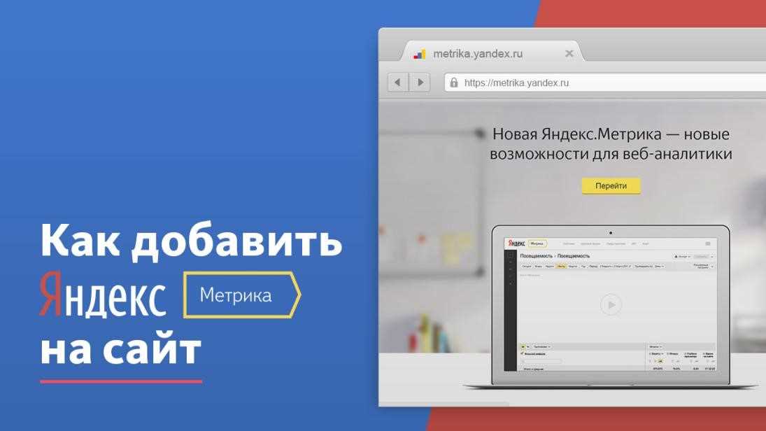 Интеграция счетчика Яндекс Метрики на сайт